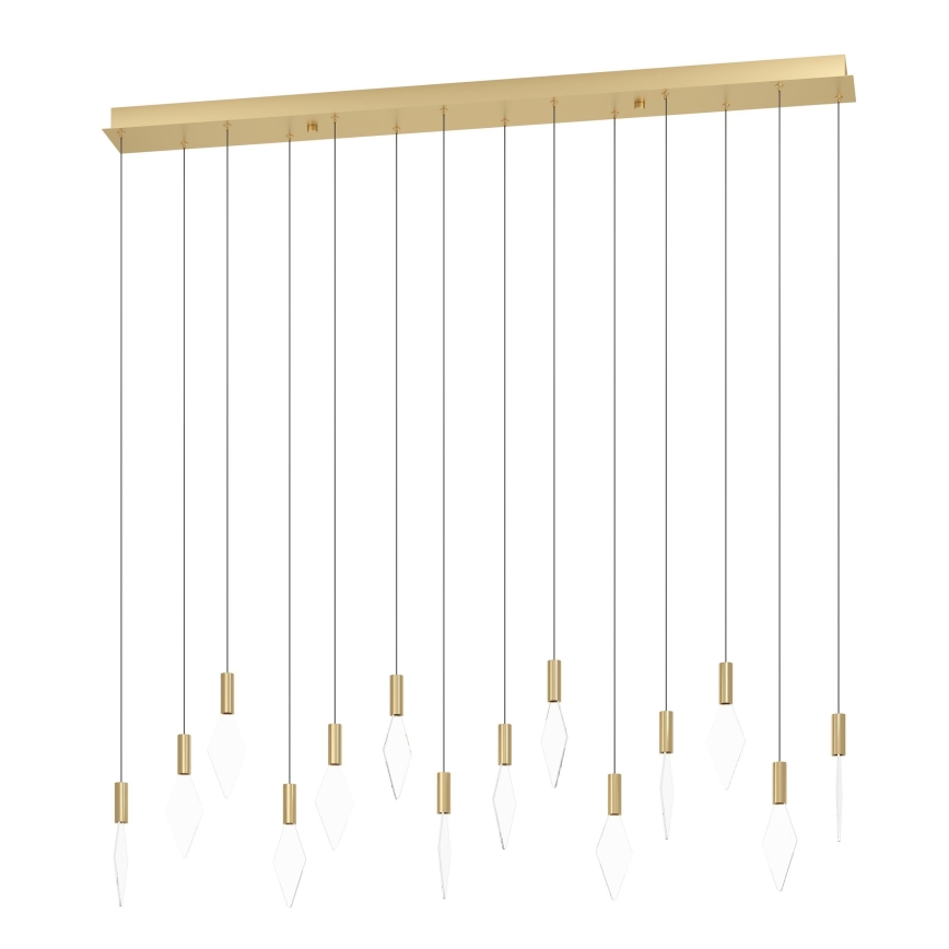 Eglo - Led Dimmable κρεμαστό φωτιστικό οροφής 14xLED/3,3W/230V 3000K χρυσό