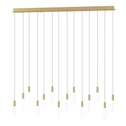 Eglo - Led Dimmable κρεμαστό φωτιστικό οροφής 14xLED/3,3W/230V 3000K χρυσό
