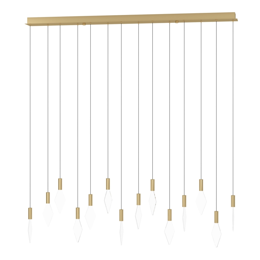 Eglo - Led Dimmable κρεμαστό φωτιστικό οροφής 14xLED/3,3W/230V 3000K χρυσό