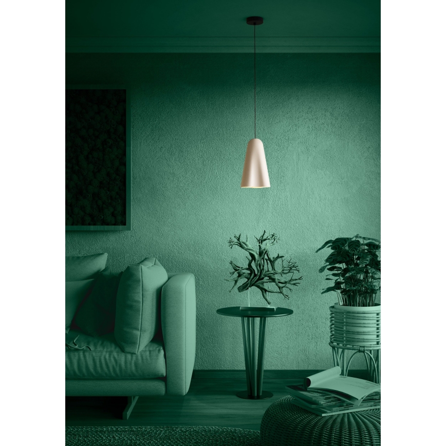 Eglo - Κρεμαστό φωτιστικό οροφής 1xE27/40W/230V μπεζ