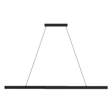 Eglo - Led Dimmable κρεμαστό φωτιστικό οροφής LED/20W/230V 3000K μαύρο