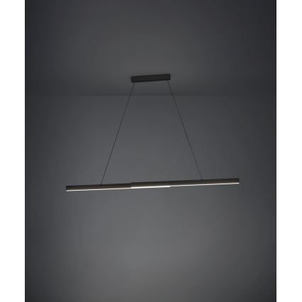 Eglo - Led Dimmable κρεμαστό φωτιστικό οροφής LED/20W/230V 3000K μαύρο