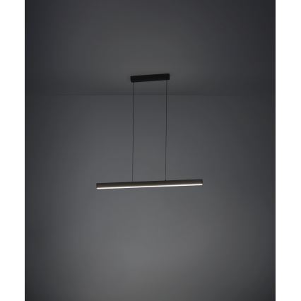 Eglo - Led Dimmable κρεμαστό φωτιστικό οροφής LED/20W/230V 3000K μαύρο