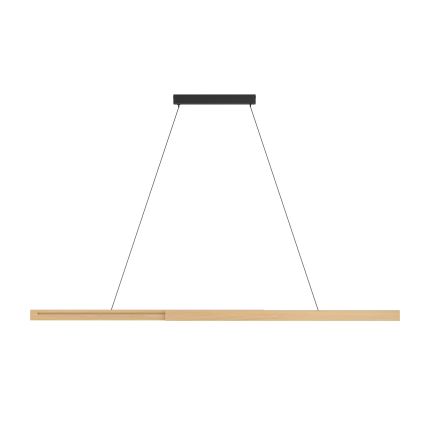 Eglo - Led Dimmable κρεμαστό φωτιστικό οροφής LED/21W/230V 3000K καφέ