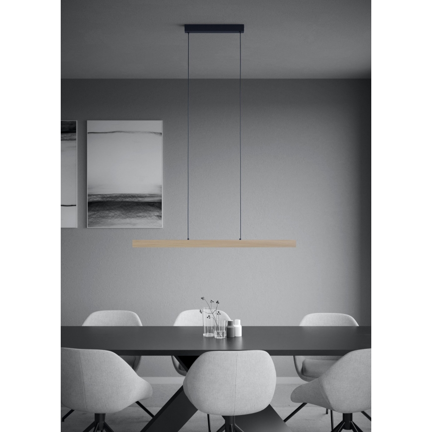 Eglo - Led Dimmable κρεμαστό φωτιστικό οροφής LED/21W/230V 3000K καφέ