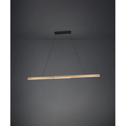 Eglo - Led Dimmable κρεμαστό φωτιστικό οροφής LED/21W/230V 3000K καφέ