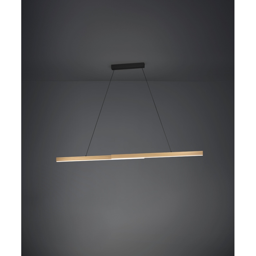 Eglo - Led Dimmable κρεμαστό φωτιστικό οροφής LED/21W/230V 3000K καφέ