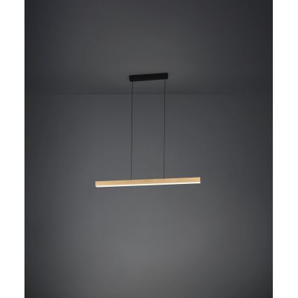 Eglo - Led Dimmable κρεμαστό φωτιστικό οροφής LED/21W/230V 3000K καφέ