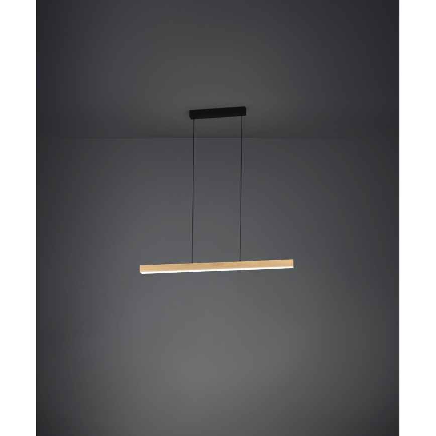 Eglo - Led Dimmable κρεμαστό φωτιστικό οροφής LED/21W/230V 3000K καφέ