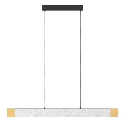 Eglo - Led Dimmable κρεμαστό φωτιστικό οροφής LED/22,2W/230V 3000K καφέ/γκρι