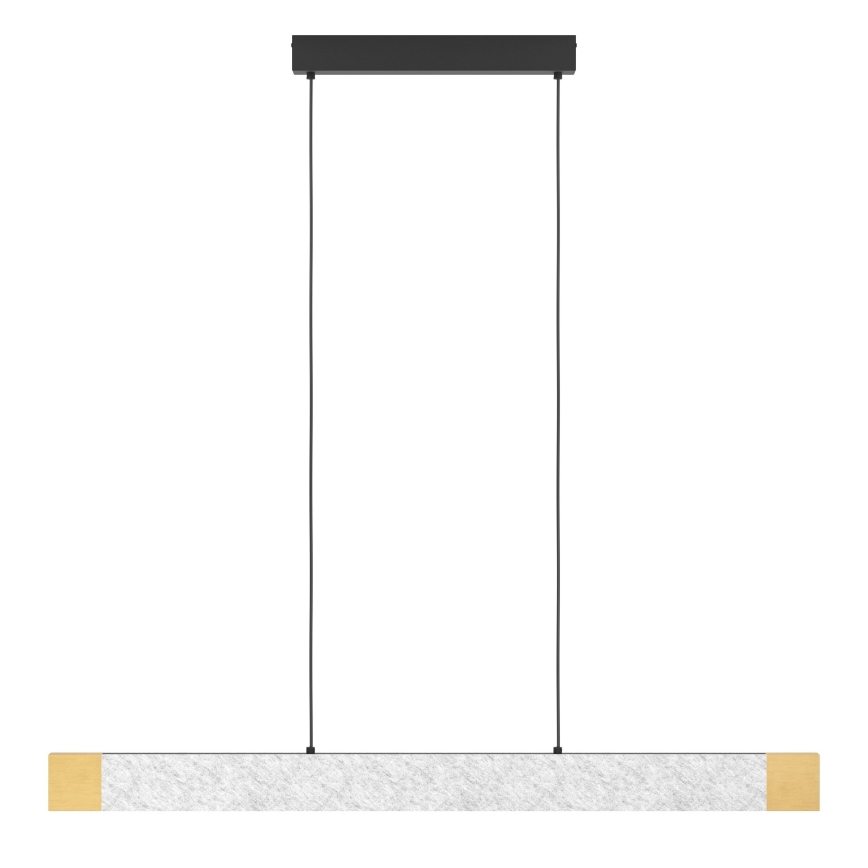 Eglo - Led Dimmable κρεμαστό φωτιστικό οροφής LED/22,2W/230V 3000K καφέ/γκρι