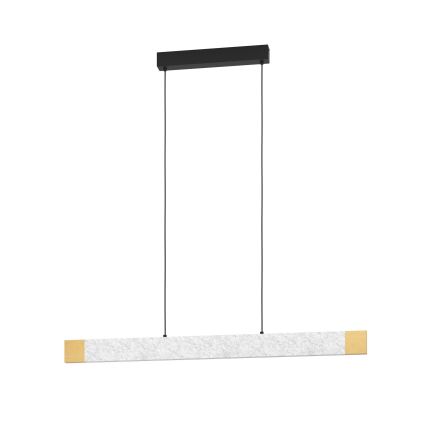 Eglo - Led Dimmable κρεμαστό φωτιστικό οροφής LED/22,2W/230V 3000K καφέ/γκρι