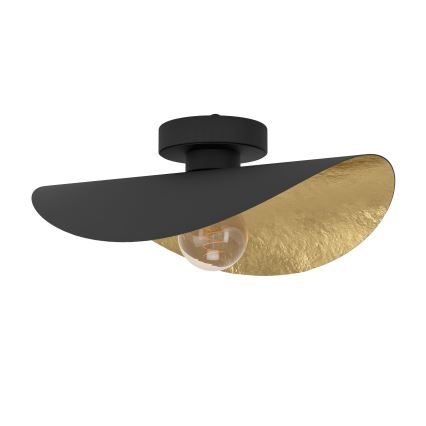 Eglo - Φωτιστικό οροφής 1xE27/40W/230V μαύρο/χρυσό