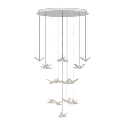 Eglo - Led Dimmable κρεμαστό φωτιστικό οροφής 17xLED/3W/230V 3000K γυαλιστερό χρώμιο
