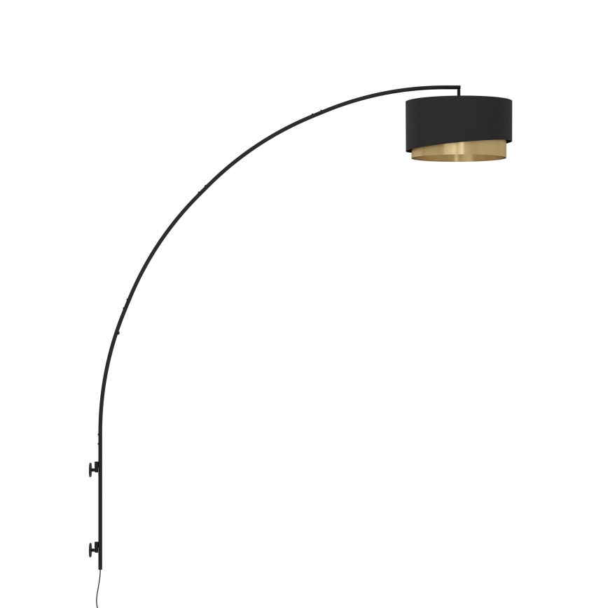 Eglo - Φωτιστικό τοίχου 1xE27/40W/230V μαύρο/χρυσό