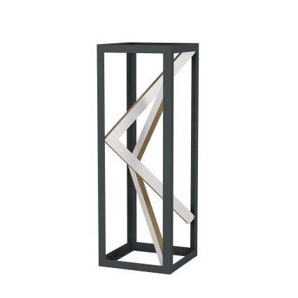 Eglo - Επιτραπέζιο φωτιστικό LED ντιμαριζόμενο LED/21W/230V 2700-6500K μαύρο/χρυσό + τηλεχειριστήριο