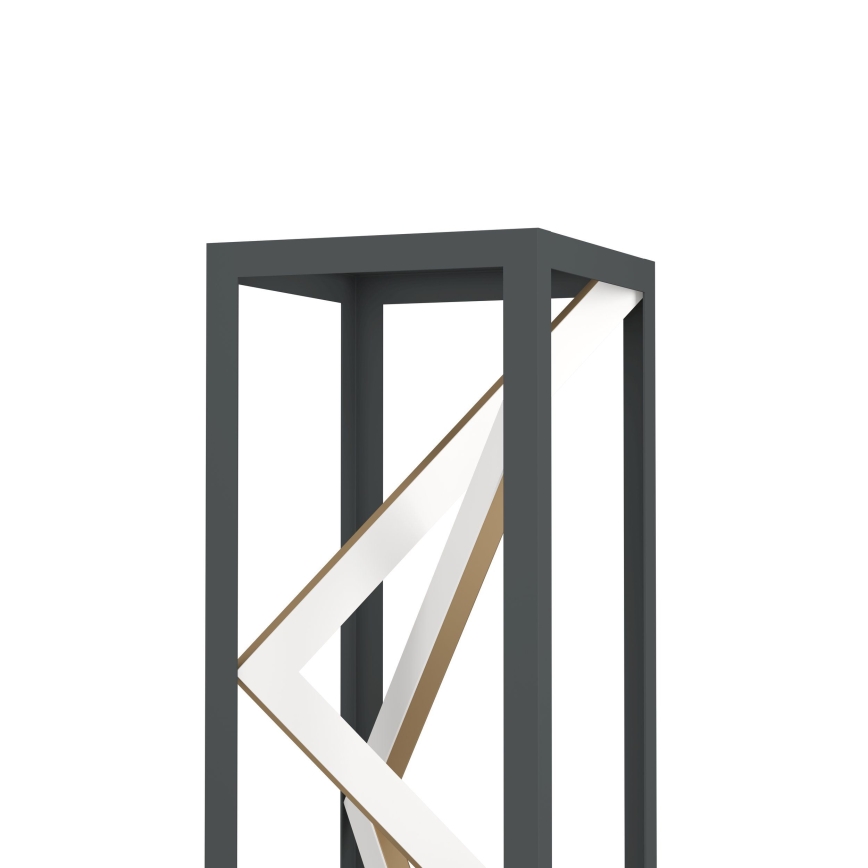 Eglo - Επιτραπέζιο φωτιστικό LED ντιμαριζόμενο LED/21W/230V 2700-6500K μαύρο/χρυσό + τηλεχειριστήριο