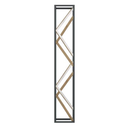 Eglo - Φωτιστικό δαπέδου LED Dimmable LED/23W/230V 2700-6500K μαύρο/χρυσό + τηλεχειριστήριο