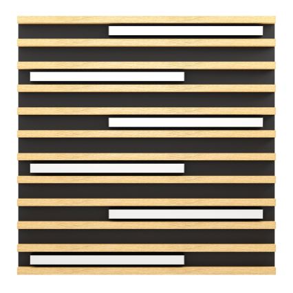 Eglo - LED Dimmable φωτιστικό οροφής 6xLED/8,5W/230V 3000K 57,5x57,5 cm καφέ