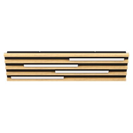 Eglo - LED Dimmable φωτιστικό οροφής 4xLED/9W/230V 3000K 22x78 cm καφέ
