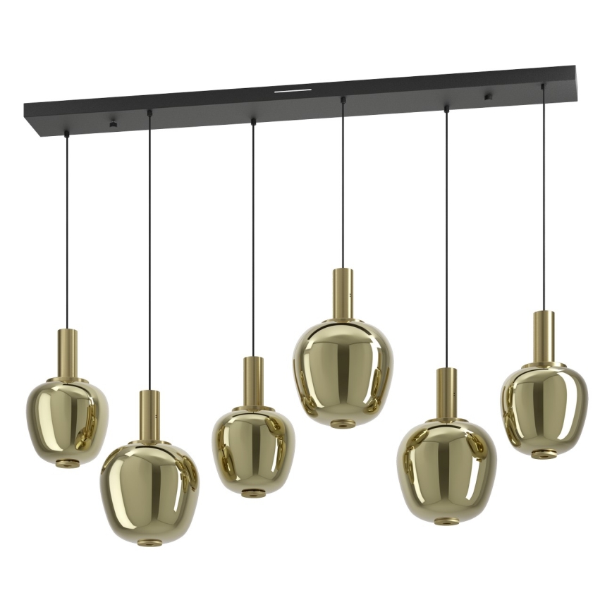 Eglo - Ρυθμιζόμενος LED πολυέλαιος 3xLED/5W/230V + 3xLED/6,5W + 6xLED/1,6W 2200-6500K, χρυσό