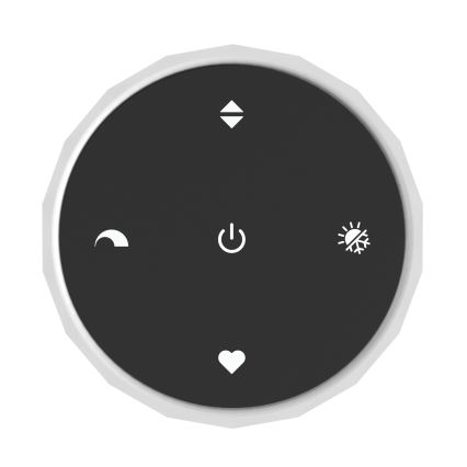 Eglo - LED ρυθμιζόμενο φωτιστικό οροφής με καλώδιο 5xLED/5,8W/230V 2200-6500K μαύρο/μπεζ/καπνιστό + τηλεχειριστήριο