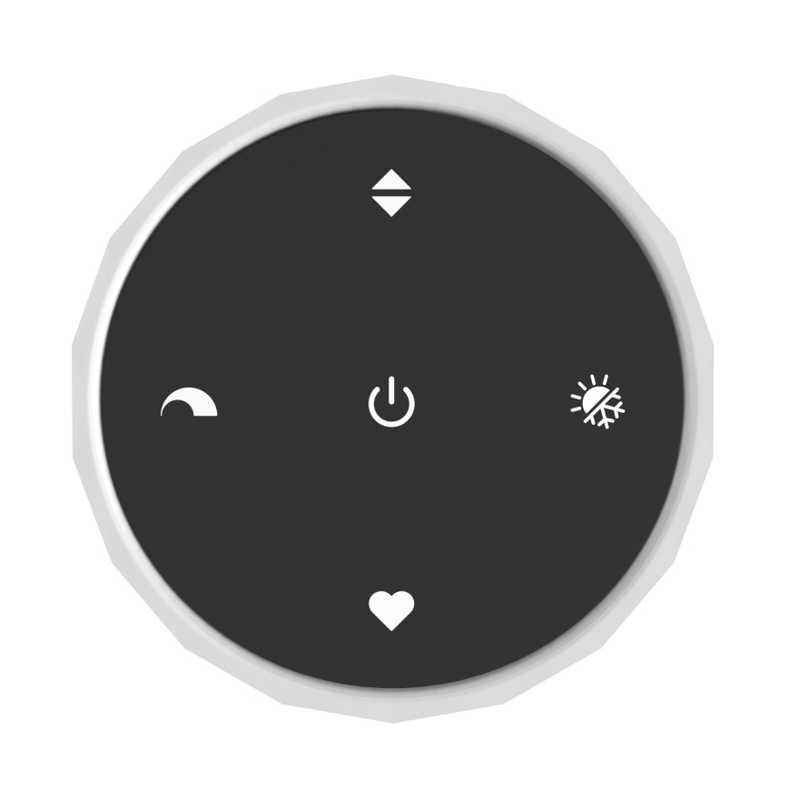 Eglo - LED ρυθμιζόμενο φωτιστικό οροφής με καλώδιο 5xLED/5,8W/230V 2200-6500K μαύρο/μπεζ/καπνιστό + τηλεχειριστήριο