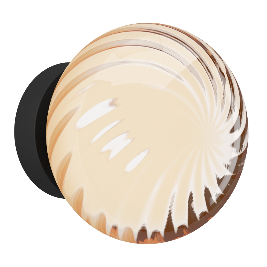 Eglo - LED Ρυθμιζόμενο επιτοίχιο φωτιστικό LED/5,8W/230V 2200-6500K μπεζ/καπνιστό + τηλεχειριστήριο