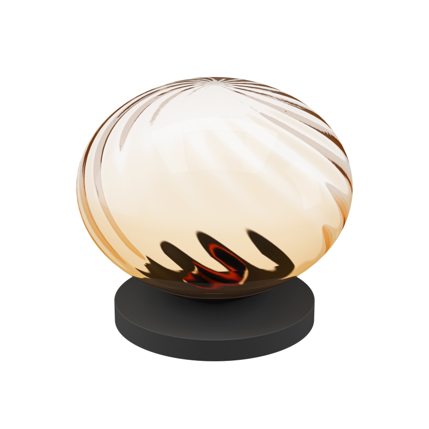 Eglo - Ρυθμιζόμενο LED επιτραπέζιο φωτιστικό LED/5,8W/230V 2200-6500K μπεζ/καπνιστό + τηλεχειριστήριο