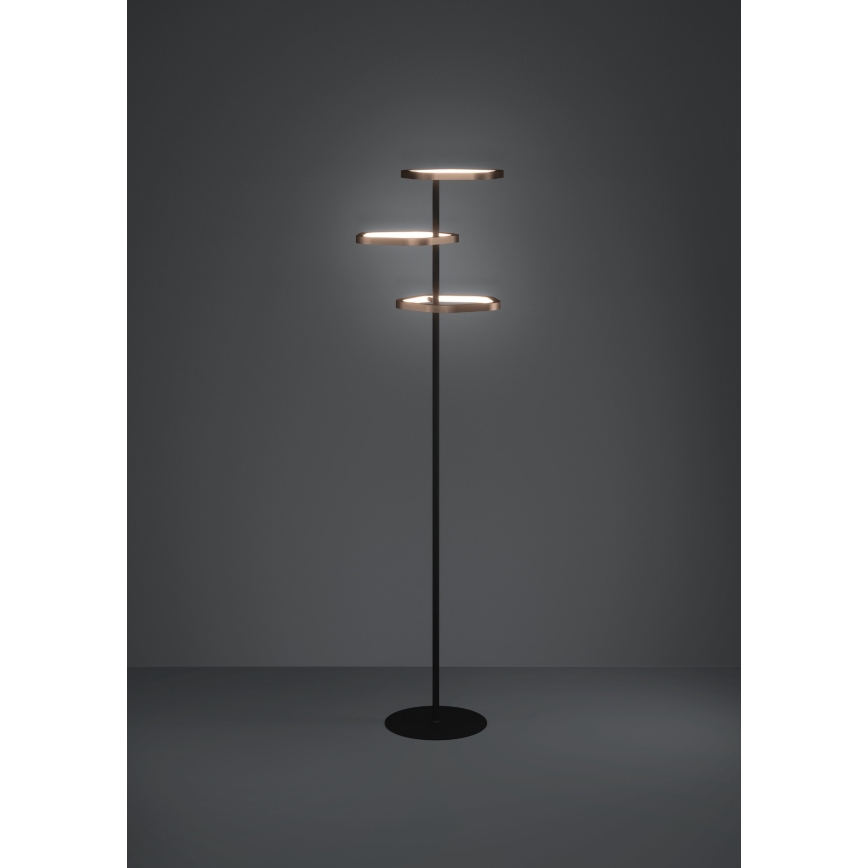 Eglo - Ρυθμιζόμενο επιδαπέδιο φωτιστικό LED/20W/230V ορείχαλκος