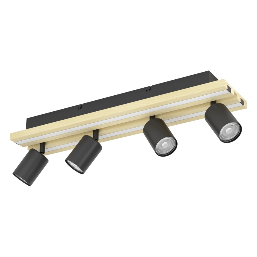Eglo - Σποτ φωτιστικό LED 4xLED/2,2W/230V + 2xLED/1,2W + 2xLED/2W μπεζ/μαύρο