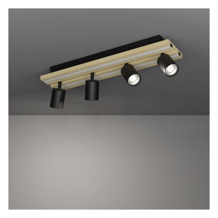 Eglo - Σποτ φωτιστικό LED 4xLED/2,2W/230V + 2xLED/1,2W + 2xLED/2W μπεζ/μαύρο