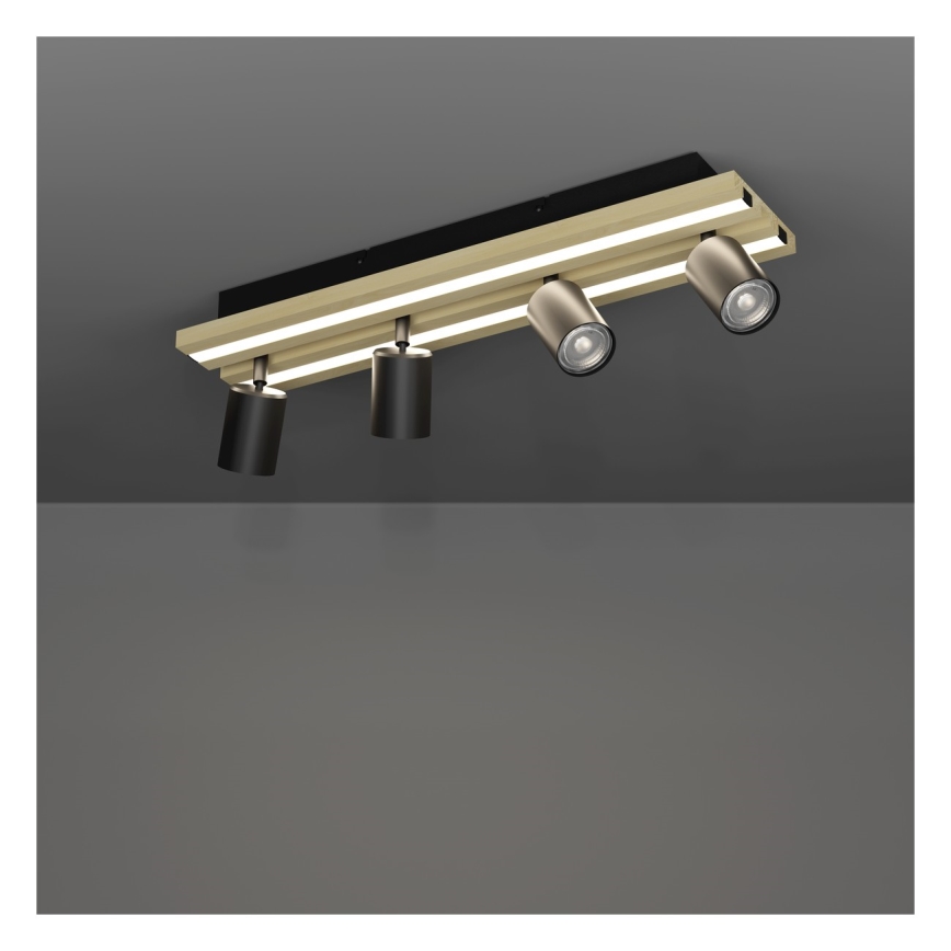 Eglo - LED σποτ φωτιστικό 4xLED/2,2W/230V + 2xLED/1,2W + 2xLED/2W μπεζ/μαύρο