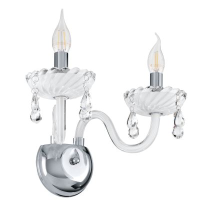 Eglo 39116 - Φως τοίχου CARPENTO 2xE14/40W/230V