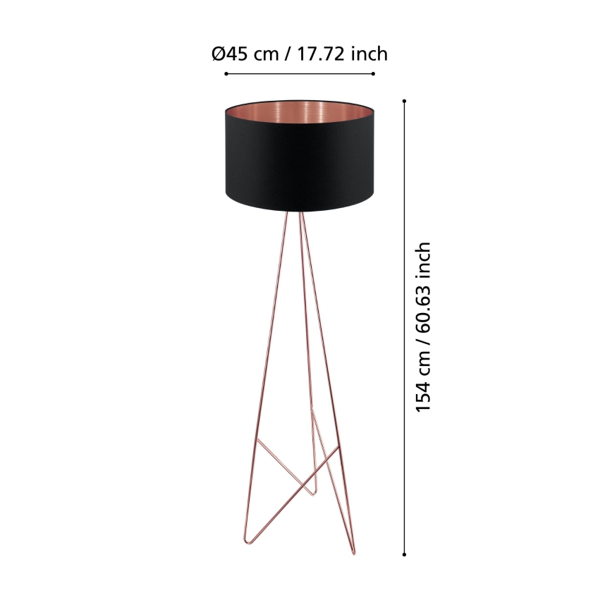 Eglo - Επιδαπέδια λάμπα 1xE27/60W/230V