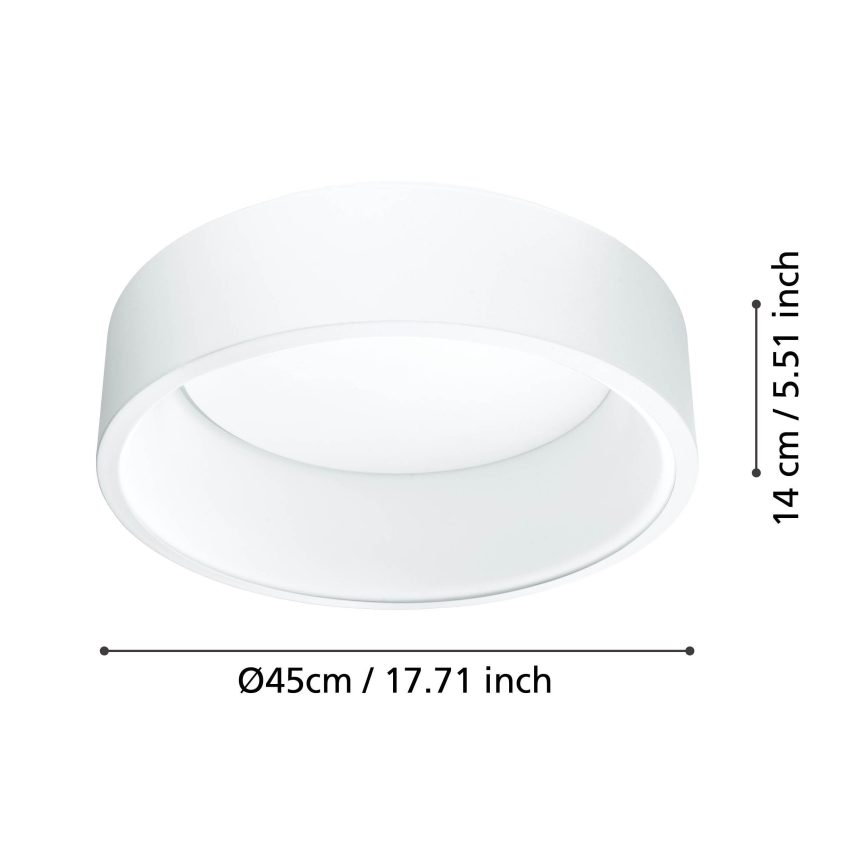 Eglo - LED Dimmable φωτιστικό οροφής 1 LED/25,5W/230V