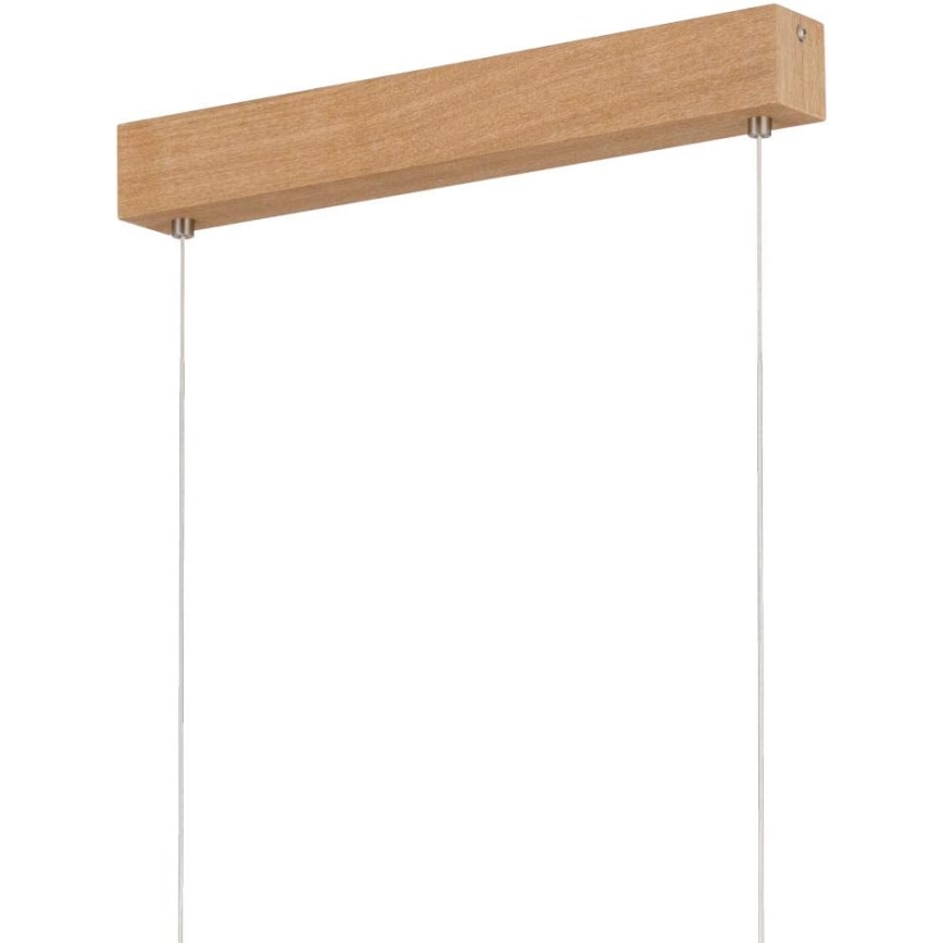 Eglo 39344 - Κρεμαστό φωτιστικό LED με καλώδιο CLIMENE LED/17W/230V + LED/4,2W δρυς