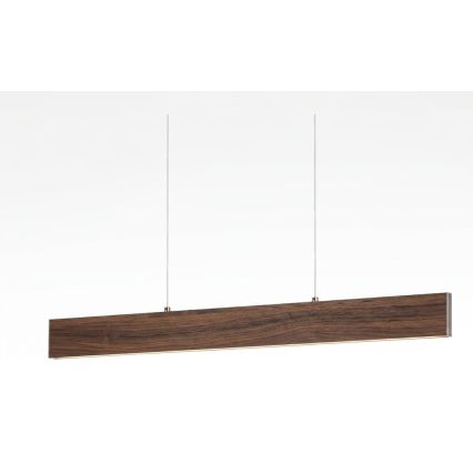 Eglo - Κρεμαστό φωτιστικό LED με καλώδιο LED/17W/230V + LED/4,2W καρυδιά