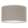 Eglo 39359 - Καπέλο NADINA 1 E27 διάμετρος 38 cm γκρι και καφέ