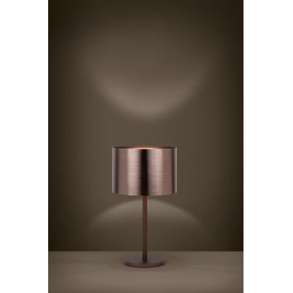 Eglo - Eπιτραπέζιο φωτιστικό 1xE27/60W/230V χαλκός