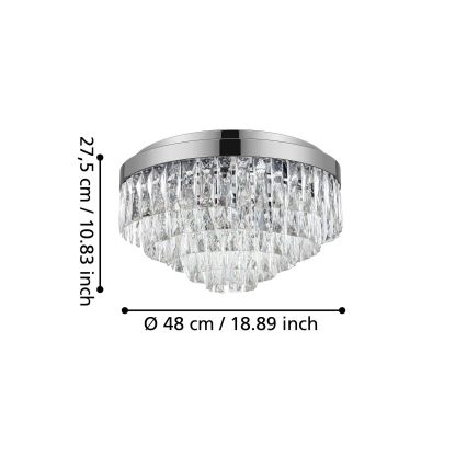 Eglo- Φωτιστικό οροφής 8xE14/40W/230V