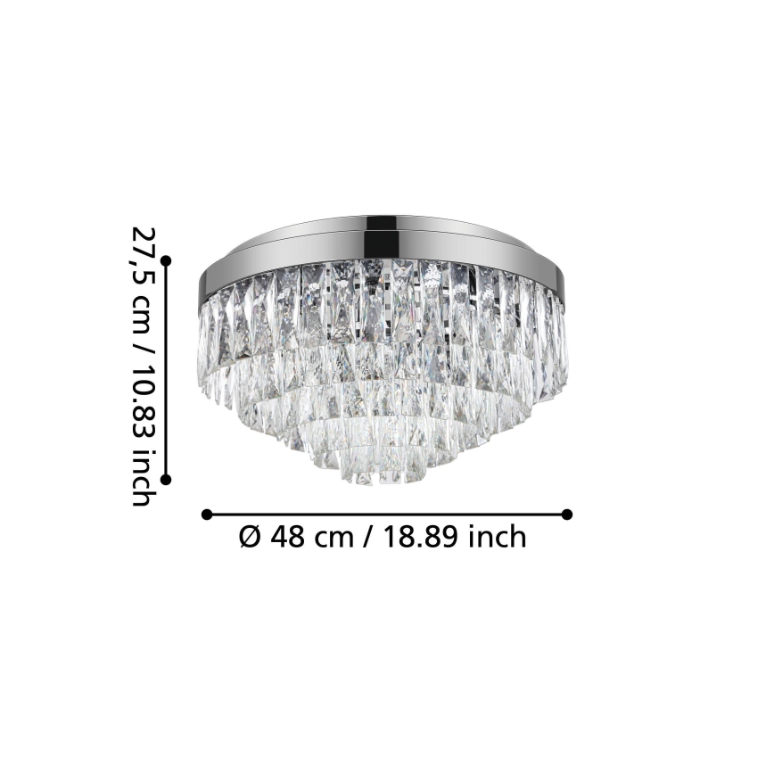 Eglo- Φωτιστικό οροφής 8xE14/40W/230V