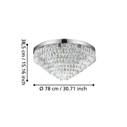 Eglo- Φωτιστικό οροφής 16xE14/40W/230V