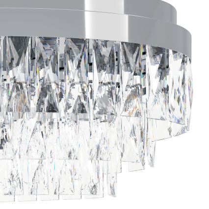 Eglo - Πολυέλαιος 10xE14/40W/230V γυαλιστερό χρώμιο