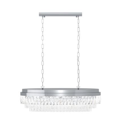 Eglo - Πολυέλαιος 10xE14/40W/230V γυαλιστερό χρώμιο