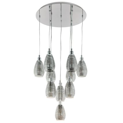 Eglo - Πολύφωτο σε σχοινί 10xE27/60W/230V