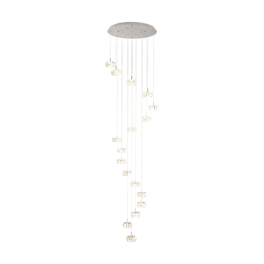 Eglo - Κρυστάλλινο πολύφωτο με dimming  LED 17xLED/4,5W/230V