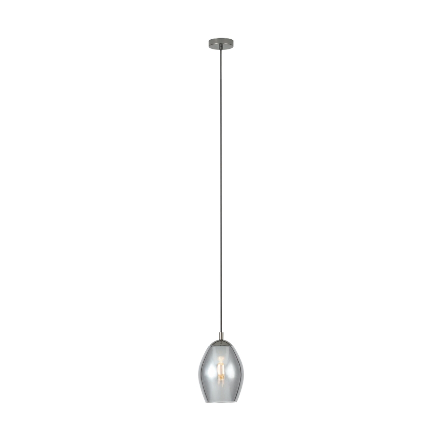 Eglo - Κρεμαστό φωτιστικό οροφής 1xE27/60W/230V φιμέ