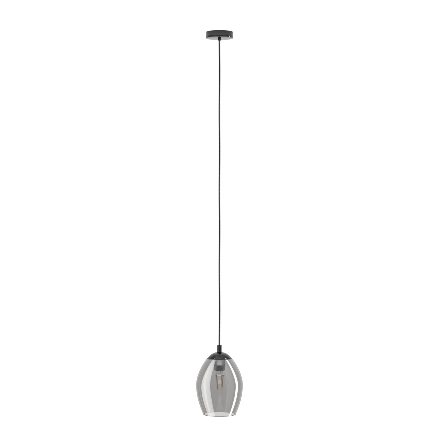 Eglo - Κρεμαστό φωτιστικό οροφής 1xE27/60W/230V φιμέ