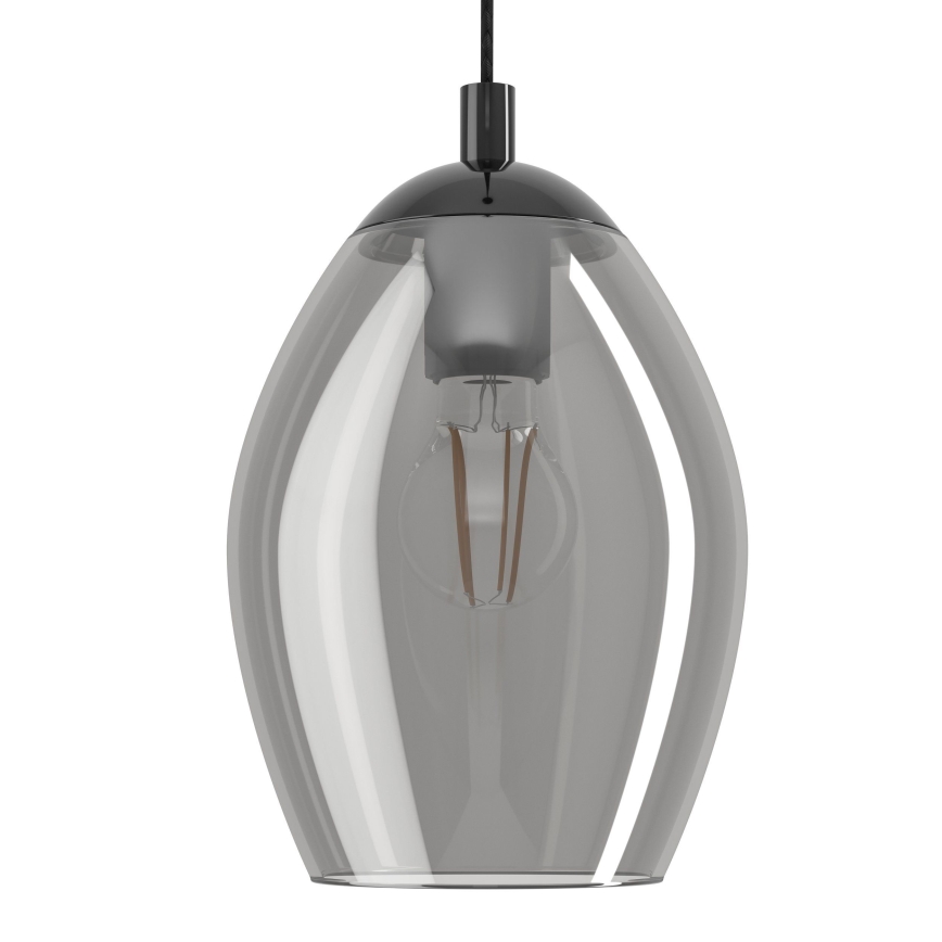 Eglo - Κρεμαστό φωτιστικό οροφής 4xE27/60W/230V φιμέ